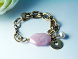 Rose Quartz Chain Bracelet