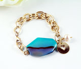 The Dew Turquoise Chain Bracelet