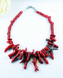 Red Sea Coral Statement Necklace
