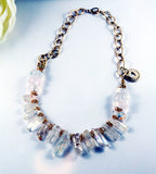 Ice and Rocks Statement Necklace