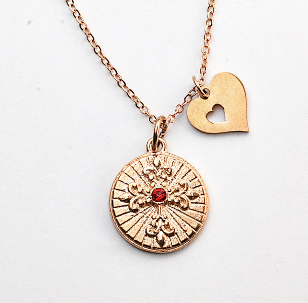 Faith and Love Charm Necklace