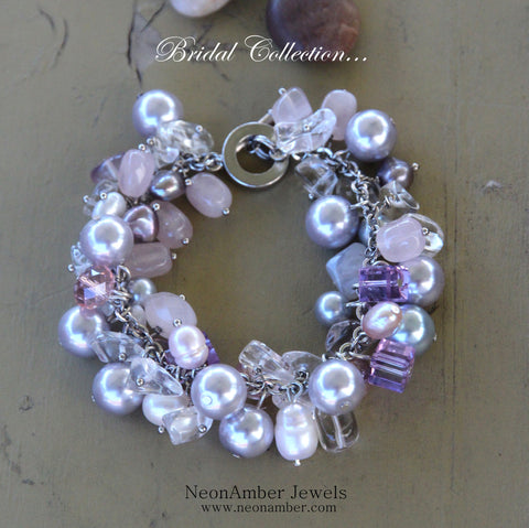 Cluster Pearl Bracelet